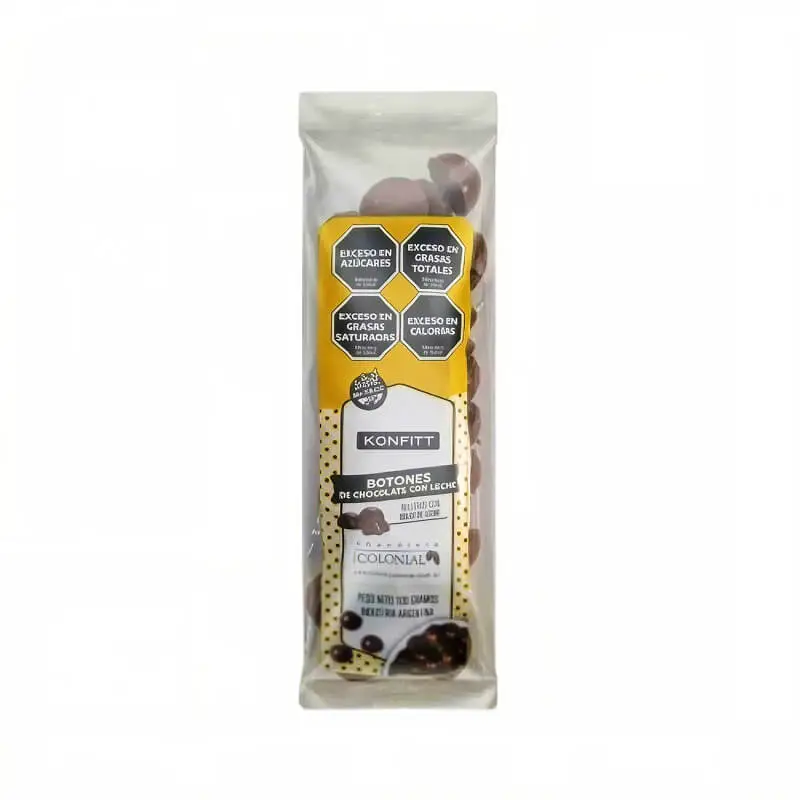 Konfitt Botones de Chocolate con Leche