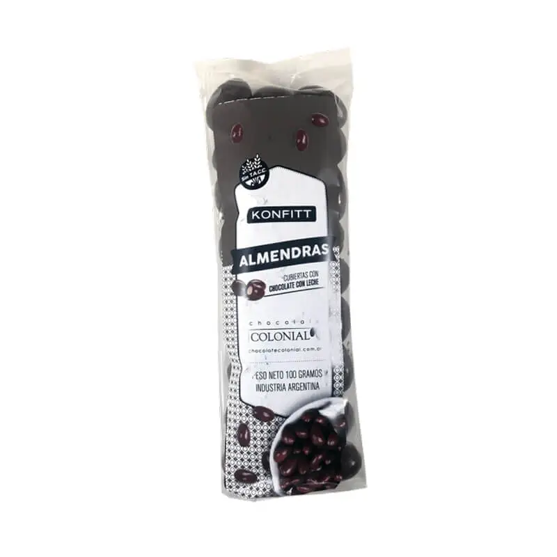 Konfitt Almendras Cubiertas con Chocolate con Leche