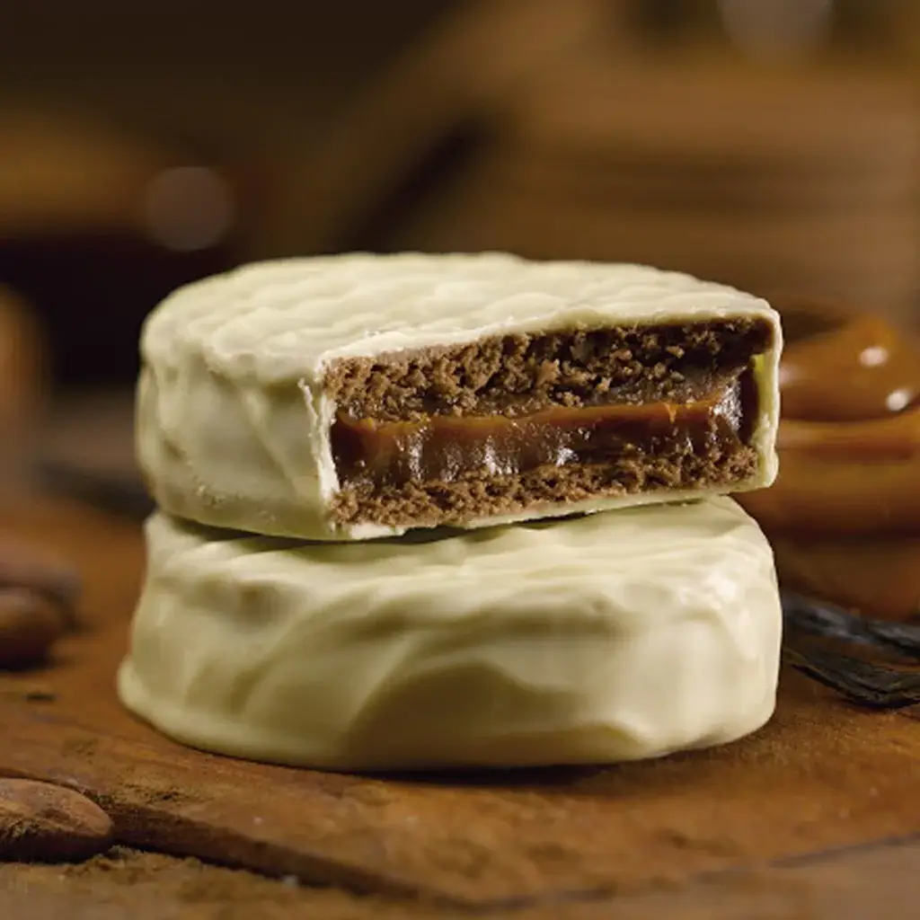 Alfajor de Chocolate Blanco 2