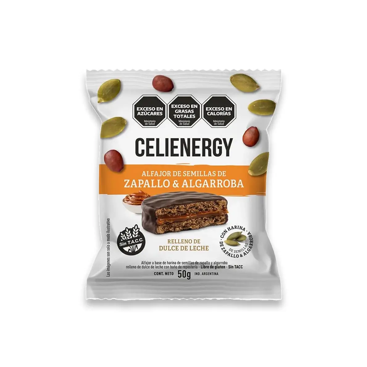 Alfajor Artesanal de Zapallo y Algarroba